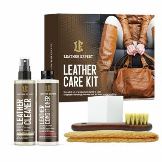 LEATHER EXPERT Leather Care Kit 2x100ml (set na čištění kůže malý)
