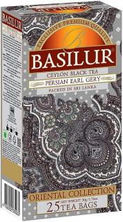 Basilur Persian Earl Grey, černý čaj s bergamotem a mandarinkou, porcovaný, 50g (25x2g)