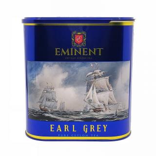 EMINENT cejlonský čaj Earl Grey, černý čaj s bergamotem, sypaný. 400g. Plechová čajová dóza