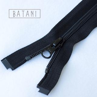 zip YKK - spirálový černý 80cm