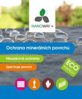 Nanoochrana minerálních povrchů NanoWay+ 250ml