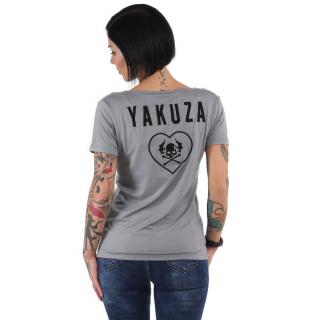 Yakuza dámské tílko 893Love EMB V Neck T-Shirt monument XS