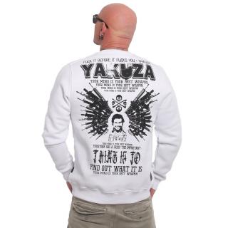 Yakuza pánská mikina Best Weapon Sweatshirt white 2XL