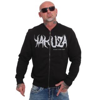 Yakuza pánská mikina na zip Tweak Zip Mock Neck Sweatshirt black/rflx 2XL