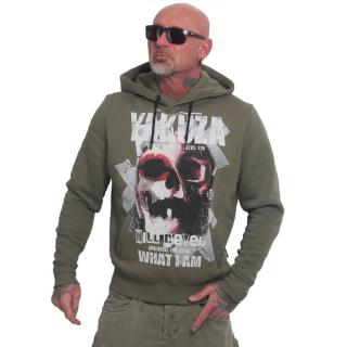 Yakuza pánská mikina s kapucí Apologise Hoodie grape/leaf 3XL