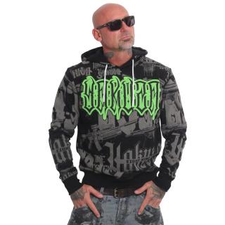 Yakuza pánská mikina s kapucí Metal System Hoodie black S