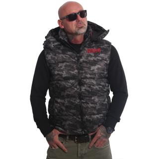 Yakuza pánská vesta Silence Pusher Vest camouflage/grey 2XL