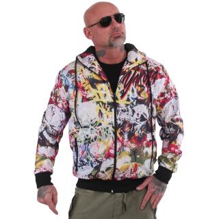 Yakuza pánská větrovka Wild Skull Windbreaker colorful 4XL