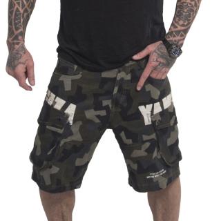 Yakuza pánské cargo šortky Bump Cargo Shorts camouflage