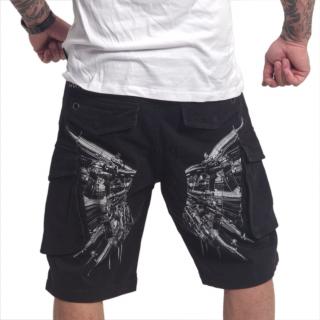 Yakuza pánské cargo šortky Gunnery Cargo Shorts black