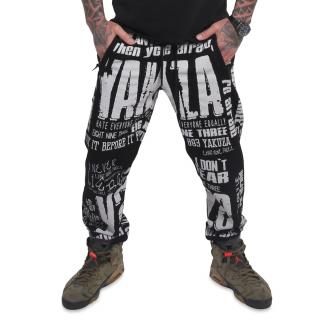 Yakuza pánské tepláky Afraid Casual Joggers black 3XL