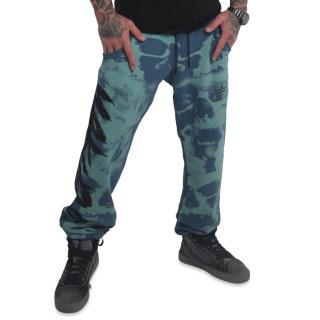 Yakuza pánské tepláky Death Awaits U Loose Joggers mallard/blue S