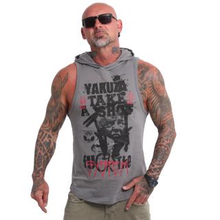 Yakuza pánské tílko Shot Hooded Tanktop steel/gray 3XL