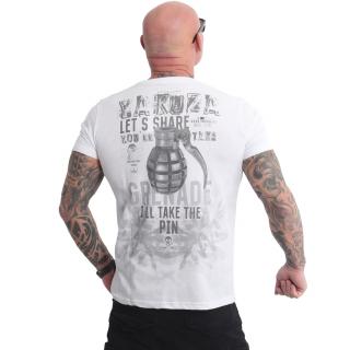 Yakuza pánské tričko Grenade T-Shirt white 2XL