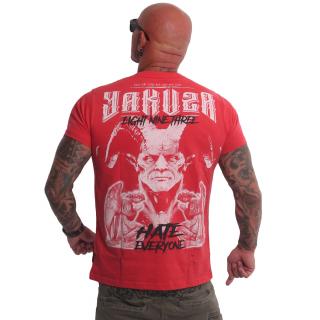 Yakuza pánské tričko Hate T-Shirt ribbon/red 2XL