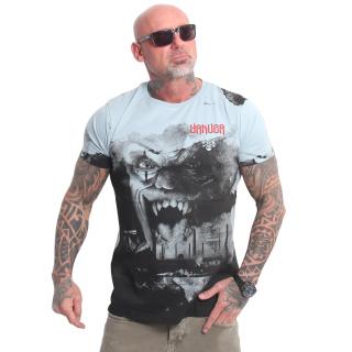 Yakuza pánské tričko Horror Allover T-Shirt sterling/blue L