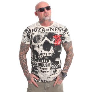 Yakuza pánské tričko Newsflash T-Shirt whitecap/gray 2XL