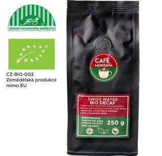 Zrnková káva bez kofeinu Swiss Water Bio Decaf 250g