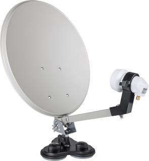 Mobilní satelitní systém včetně LNB a kabelu s přijímačem satelitního signálu