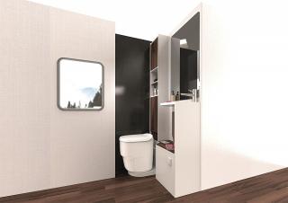 Toaleta Clesana C1 s L- adaptérem
