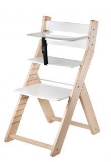 Rostoucí židle ergonomická LUCA LAK/BÍLÁ  +AKCE + DOPRAVA ZDARMA + SKLADEM