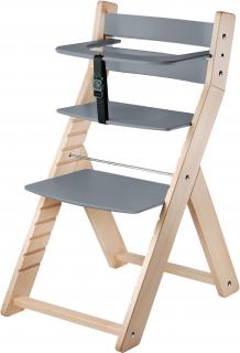 Rostoucí židle ergonomická LUCA LAK/ŠEDÁ  +AKCE + DOPRAVA ZDARMA + SKLADEM