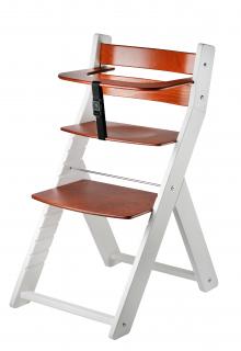 Rostoucí židle Wood Partner LUCA bílá Barva: bílá/třešeň