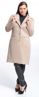Krémový kabát Sierra na knoflíky
