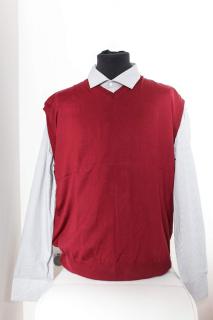 Kubeš Pánská vesta vínová 3XL