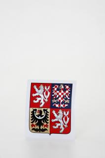 Samolepka velký státní znak ČR, 8,5 x 10 cm