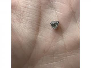 Zlatý řetízek s mini diamantem ve tvaru srdce Délka řetízku: 40 cm