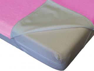 Chránič matrací do školky - Světle růžová Rozměr: 70 x 140 cm