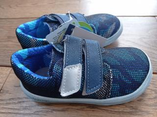 Jonap celoroční obuv B7 modrá síťovaná (Jonap barefoot na suchý zip)