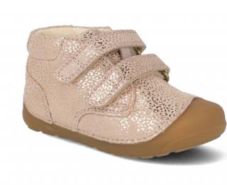 BOTY BUNDGAARD PETIT STRAP - ROSE - METALICKÁ Velikost: 20