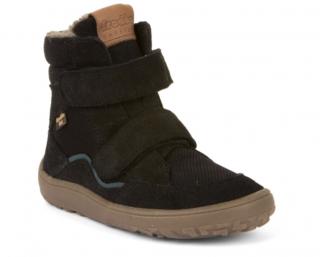 BOTY FRODDO BAREFOOT TEX WINTER - G3160205-4 - BLACK - ČERNÁ (S OVČÍ VLNOU) Velikost: 34
