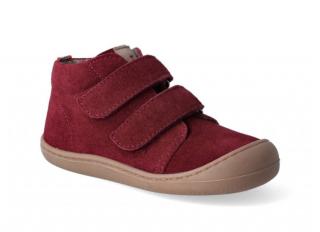 BOTY KOEL4KIDS PLUS KO936TW FLEECE SUEDE BORDEAUX - BORDÓ Velikost: 31
