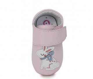 KOŽENÉ CAPÁČKY D.D.STEP - K1596 - 41264 - BABY PINK Velikost capáčků D.D.Step: M