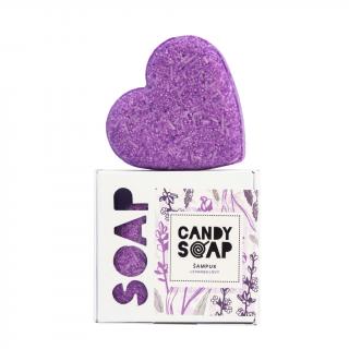 CANDY SOAP Tuhý šampon levandulový - pro všechny typy vlasů 85 g