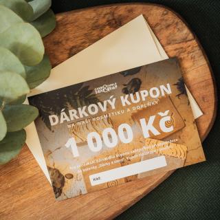 Dárkový kupon na 1 000,-