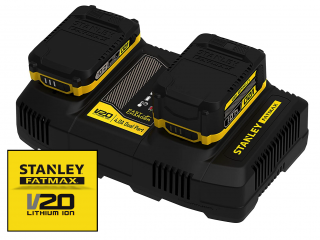 SFMCB24-QW 18V STANLEY® FATMAX® V20 NABÍJEČKA 4A