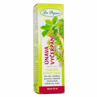 Dr. Popov Bylinné kapky Únava - vyčerpání 50ml