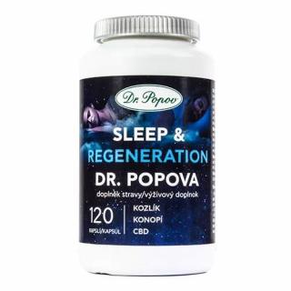 Dr. Popov Bylinné kapsle SLEEP and REGENERATION 120 kapslí