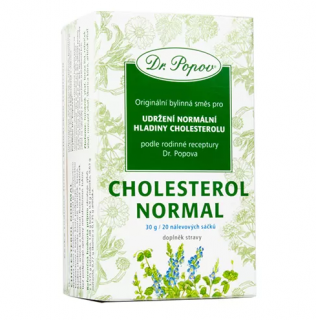 Dr. Popov Čaj Cholesterol normal, 30 g