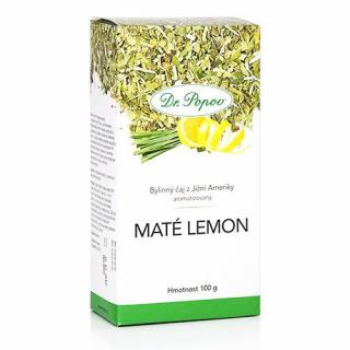 Dr. Popov Čaj Maté Lemon, 100g