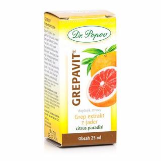 Dr. Popov GREPAVIT® - grep extrakt z jader, 25 ml