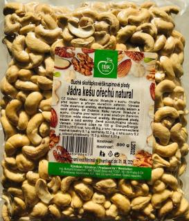 IBK Kešu ořechy Natural 500 g