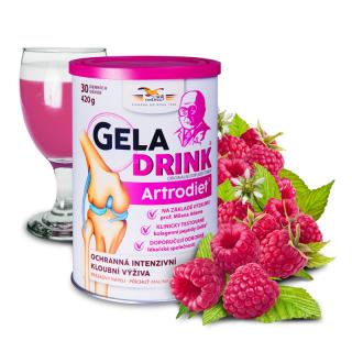 ORLING Geladrink Artrodiet nápoj Malina 420 g