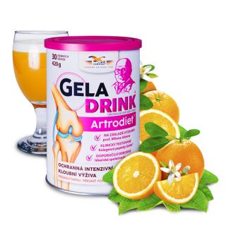 ORLING Geladrink Artrodiet nápoj Pomeranč 420 g