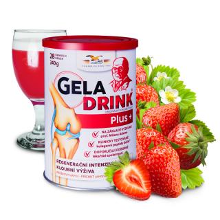 ORLING Geladrink Plus nápoj Jahoda 340 g