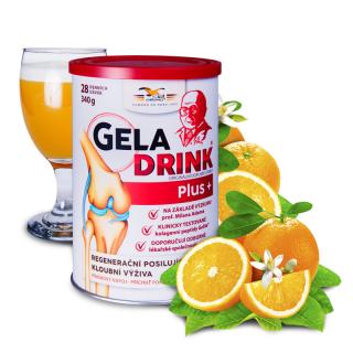 ORLING Geladrink Plus nápoj Pomeranč 340 g